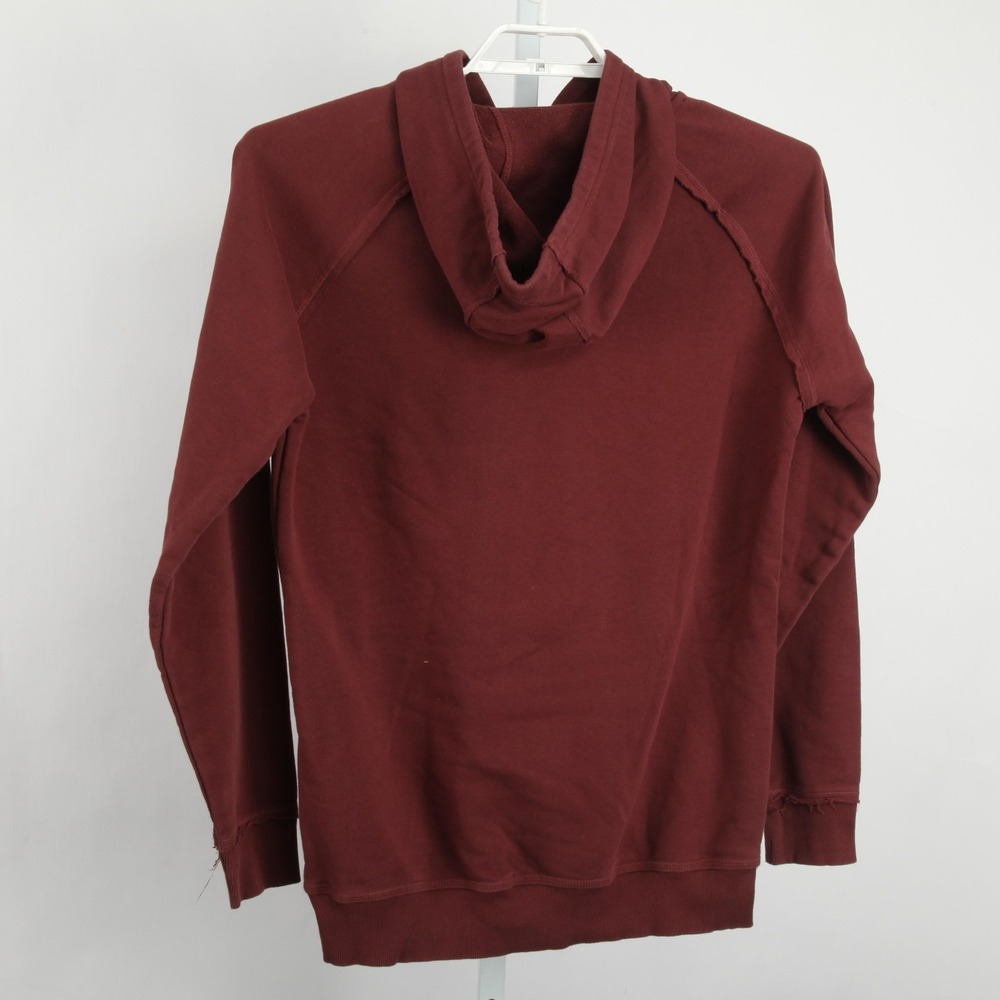 Gymshark Legacy Hoodie Mens M Cherry Brown Lifting Club Shark Graphic Fleece - Picture 4 of 12